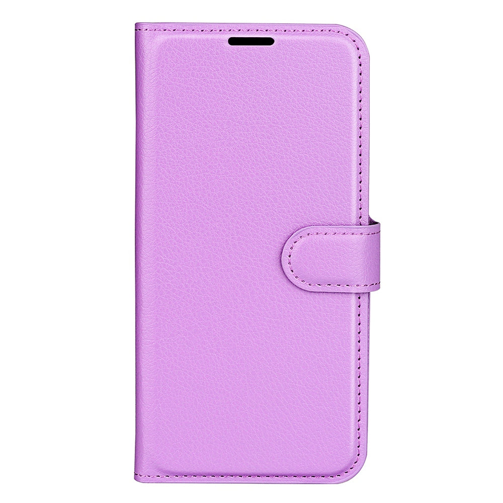 For Honor X8 Litchi Texture PU Leather Wallet Mobile Phone Case Stand Function Drop-proof Phone Cover