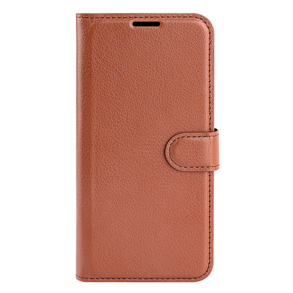 For Honor X8 Litchi Texture PU Leather Wallet Mobile Phone Case Stand Function Drop-proof Phone Cover