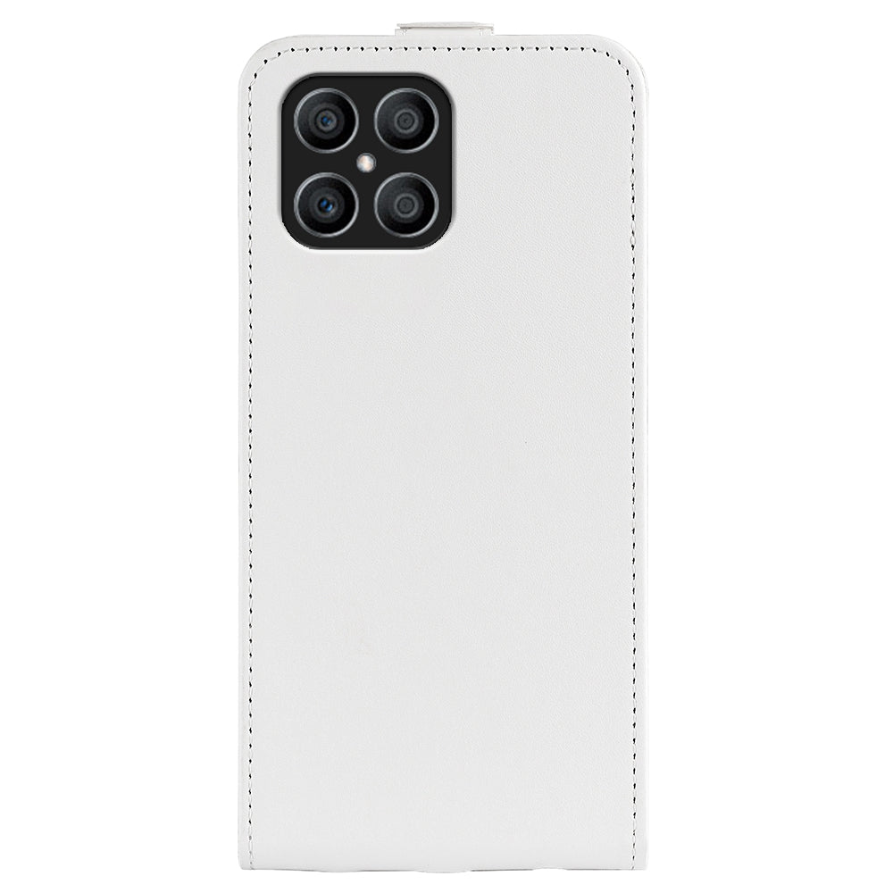 For Honor X8 Crazy Horse Texture Vertical Flip PU Leather Case Mobile Phone Shell with Card Holder