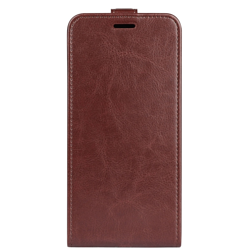 For Honor X8 Crazy Horse Texture Vertical Flip PU Leather Case Mobile Phone Shell with Card Holder