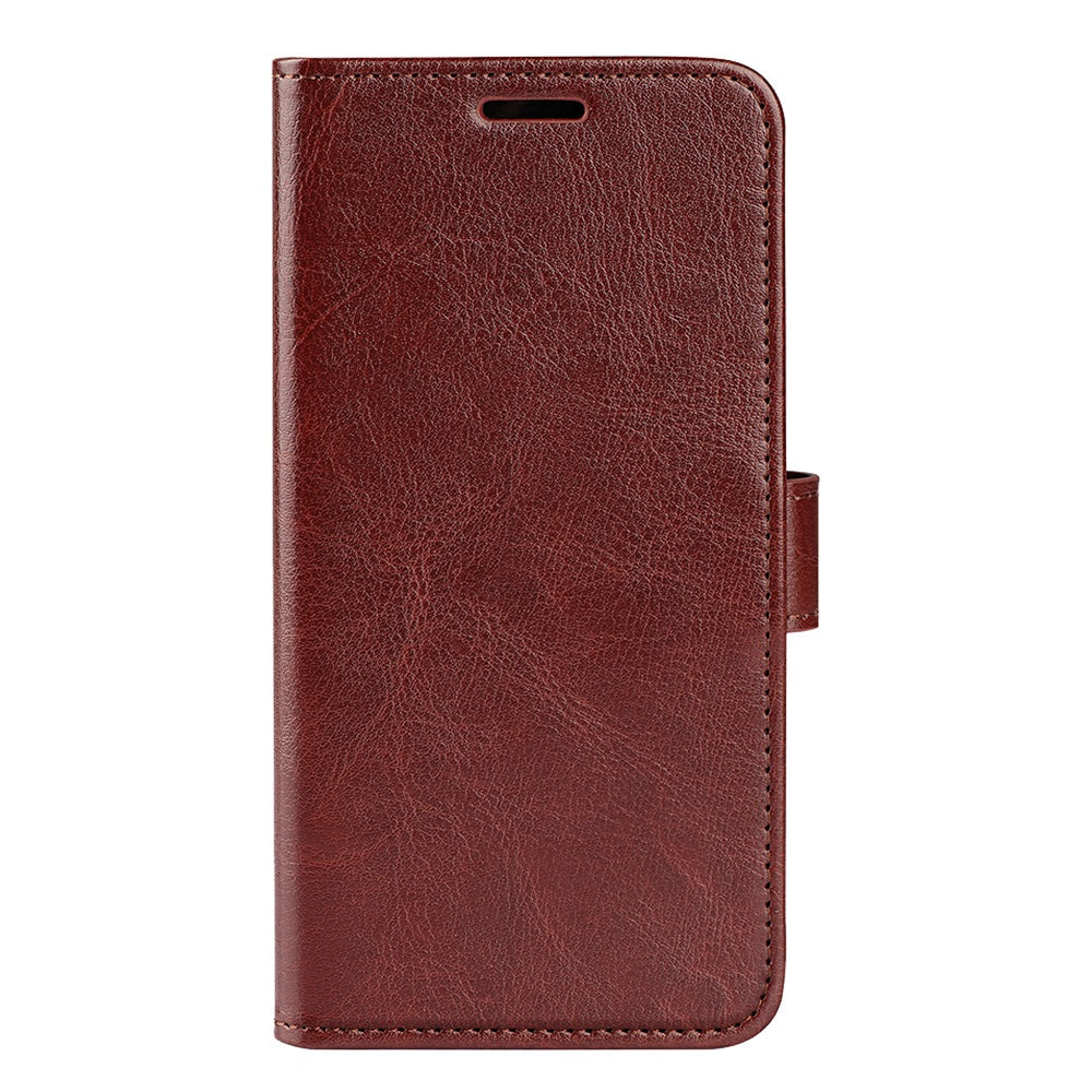 For Honor X8 Crazy Horse Texture Cell Phone Cover Folio Flip Leather Wallet Stand Protective Case