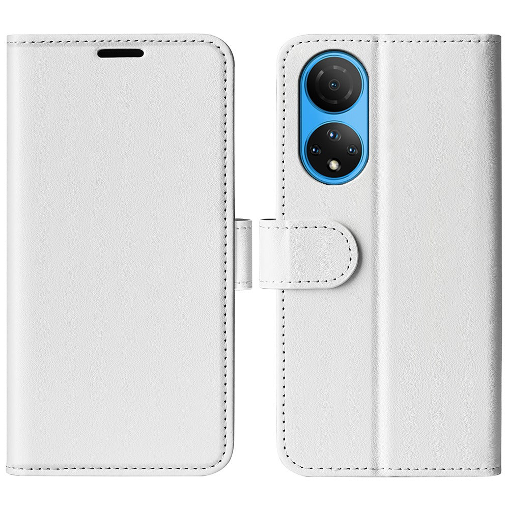 For Honor X7 Crazy Horse Texture Leather Phone Cover Folio Flip Stand Protective Case with Wallet