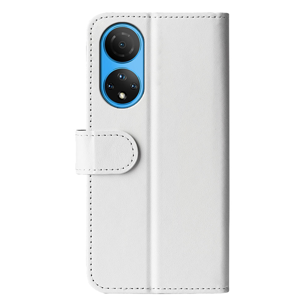 For Honor X7 Crazy Horse Texture Leather Phone Cover Folio Flip Stand Protective Case with Wallet