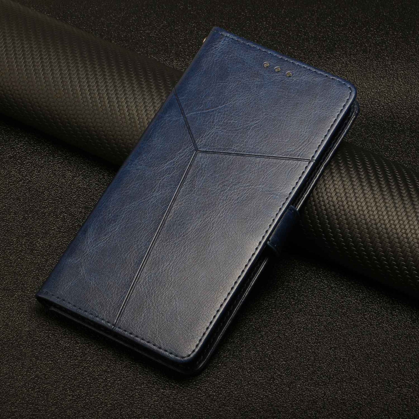 HT01 For Honor Magic 4 Lite 5G Cell Phone Cover Bag PU Leather Y-Shaped Lines Imprinting Wallet Stand Phone Case