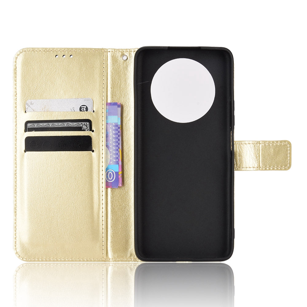 For Honor X9 4G/5G/Magic4 Lite 4G/5G/X30 5G PU Leather Magnetic Case Crazy Horse Texture Inner TPU Anti-Scratch Stand Wallet Cover with Strap