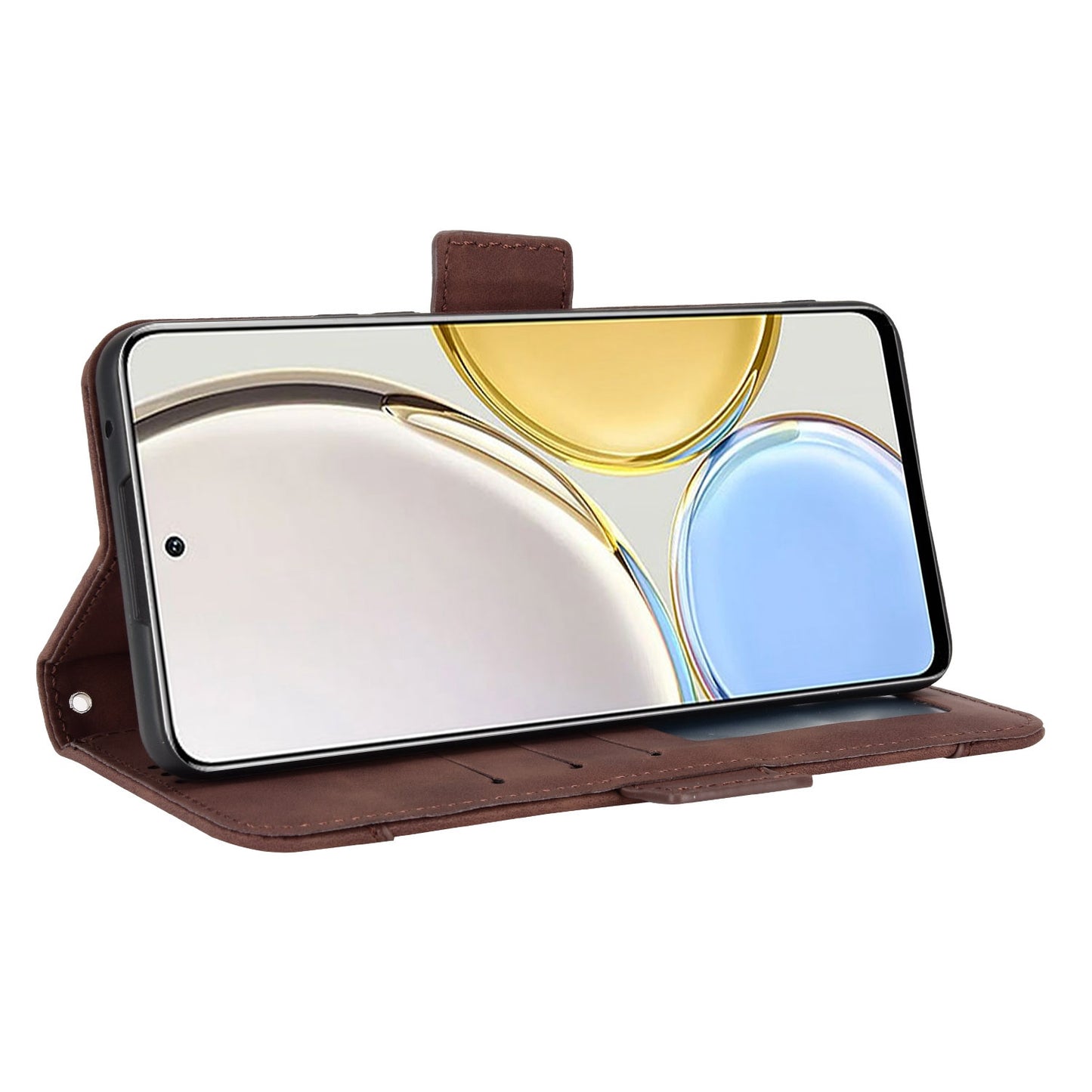 For Honor X9 4G/5G/Magic4 Lite 4G/5G/X30 5G PU Leather Flip Stand Case Magnetic Closure Multi-Card Slot Holder Wallet Cover