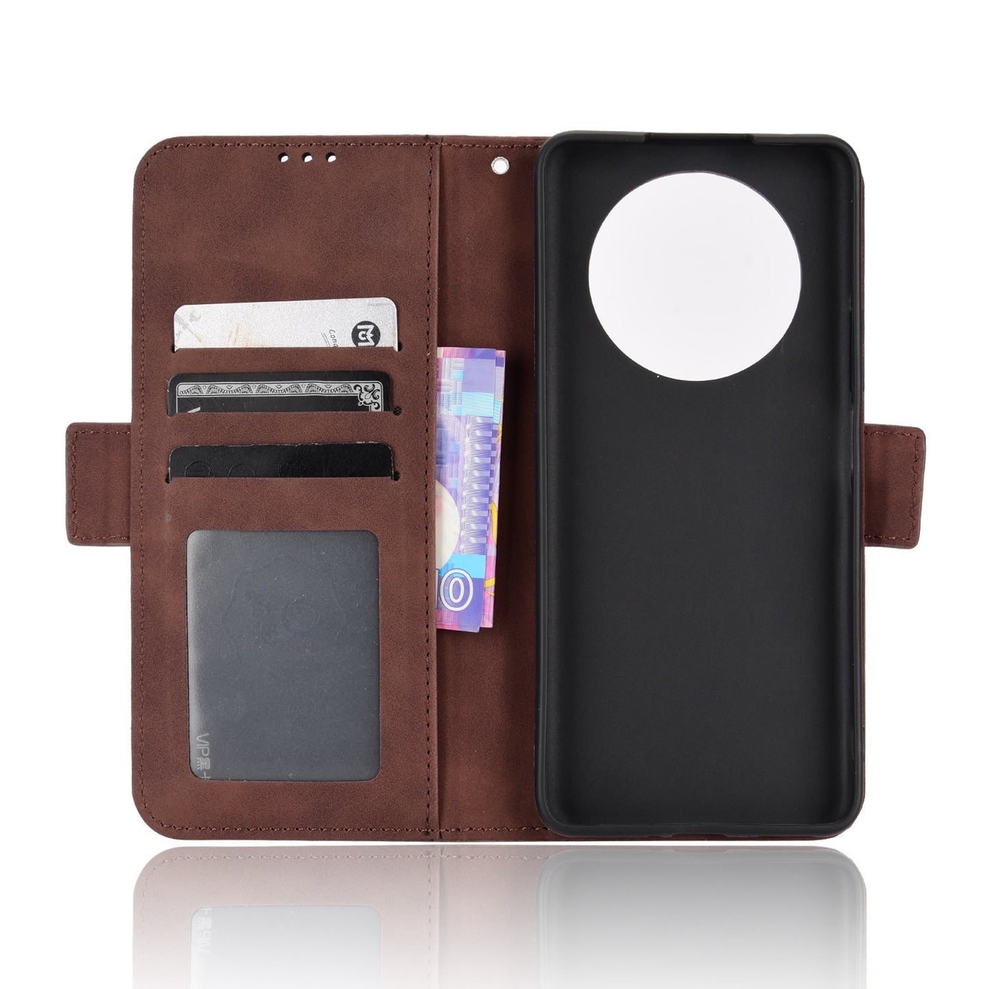 For Honor X9 4G/5G/Magic4 Lite 4G/5G/X30 5G PU Leather Flip Stand Case Magnetic Closure Multi-Card Slot Holder Wallet Cover