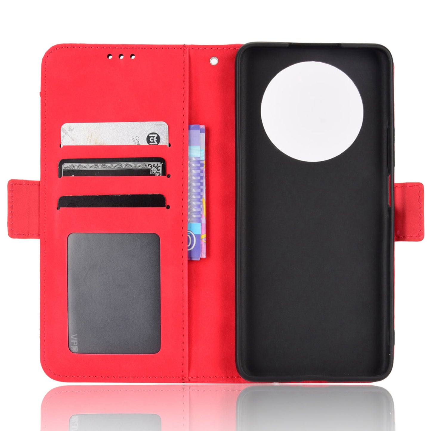 For Honor X9 4G/5G/Magic4 Lite 4G/5G/X30 5G PU Leather Flip Stand Case Magnetic Closure Multi-Card Slot Holder Wallet Cover