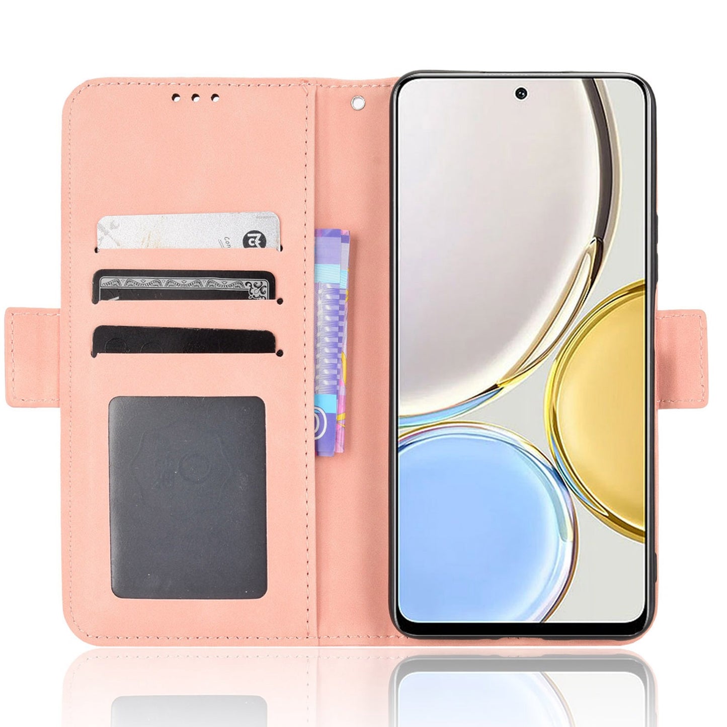 For Honor X9 4G/5G/Magic4 Lite 4G/5G/X30 5G PU Leather Flip Stand Case Magnetic Closure Multi-Card Slot Holder Wallet Cover