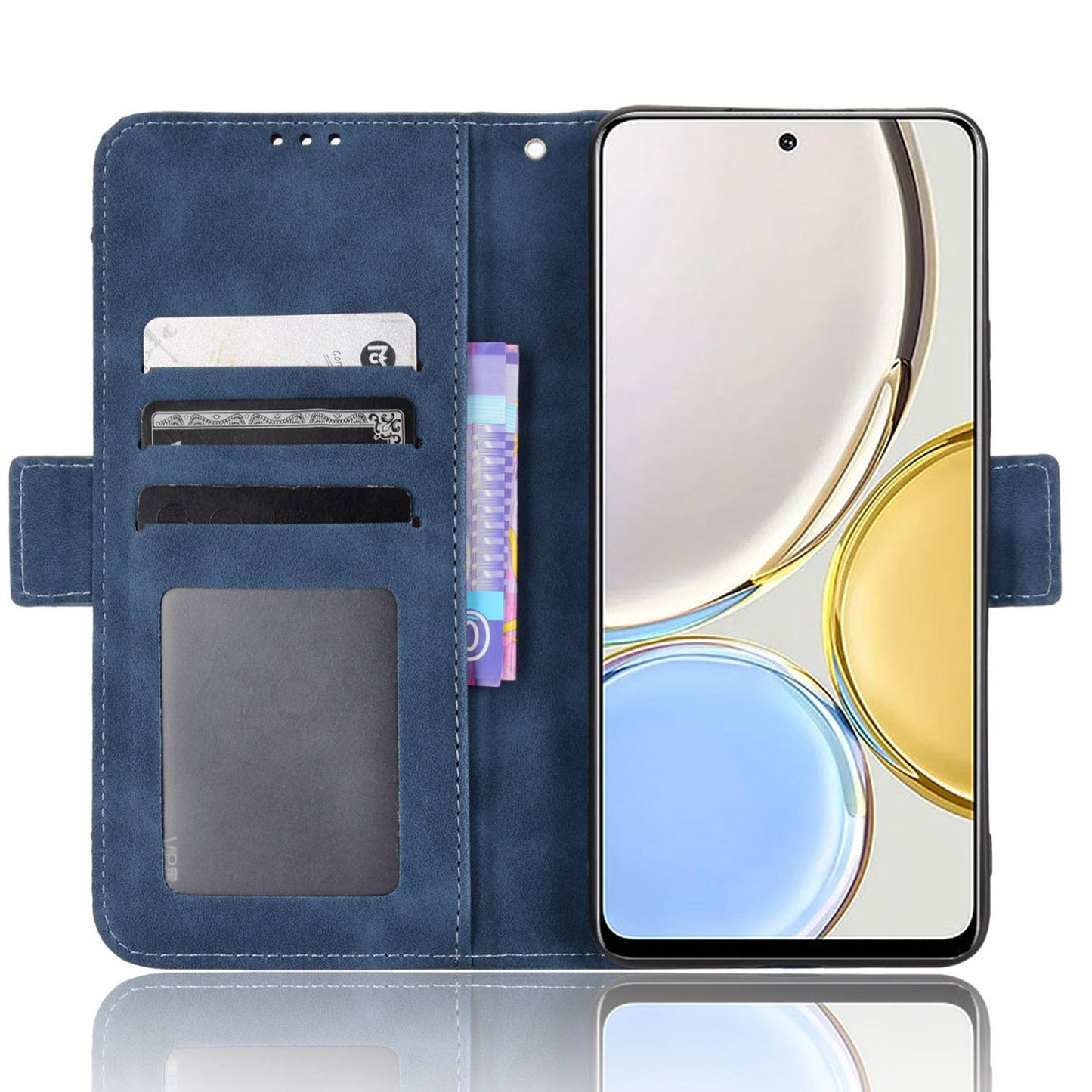 For Honor X9 4G/5G/Magic4 Lite 4G/5G/X30 5G PU Leather Flip Stand Case Magnetic Closure Multi-Card Slot Holder Wallet Cover