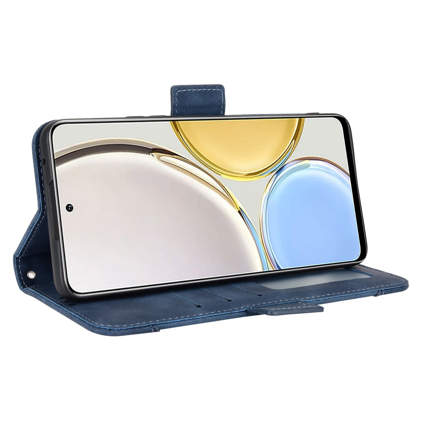 For Honor X9 4G/5G/Magic4 Lite 4G/5G/X30 5G PU Leather Flip Stand Case Magnetic Closure Multi-Card Slot Holder Wallet Cover