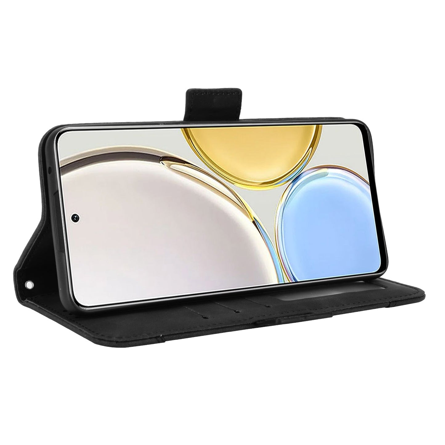 For Honor X9 4G/5G/Magic4 Lite 4G/5G/X30 5G PU Leather Flip Stand Case Magnetic Closure Multi-Card Slot Holder Wallet Cover