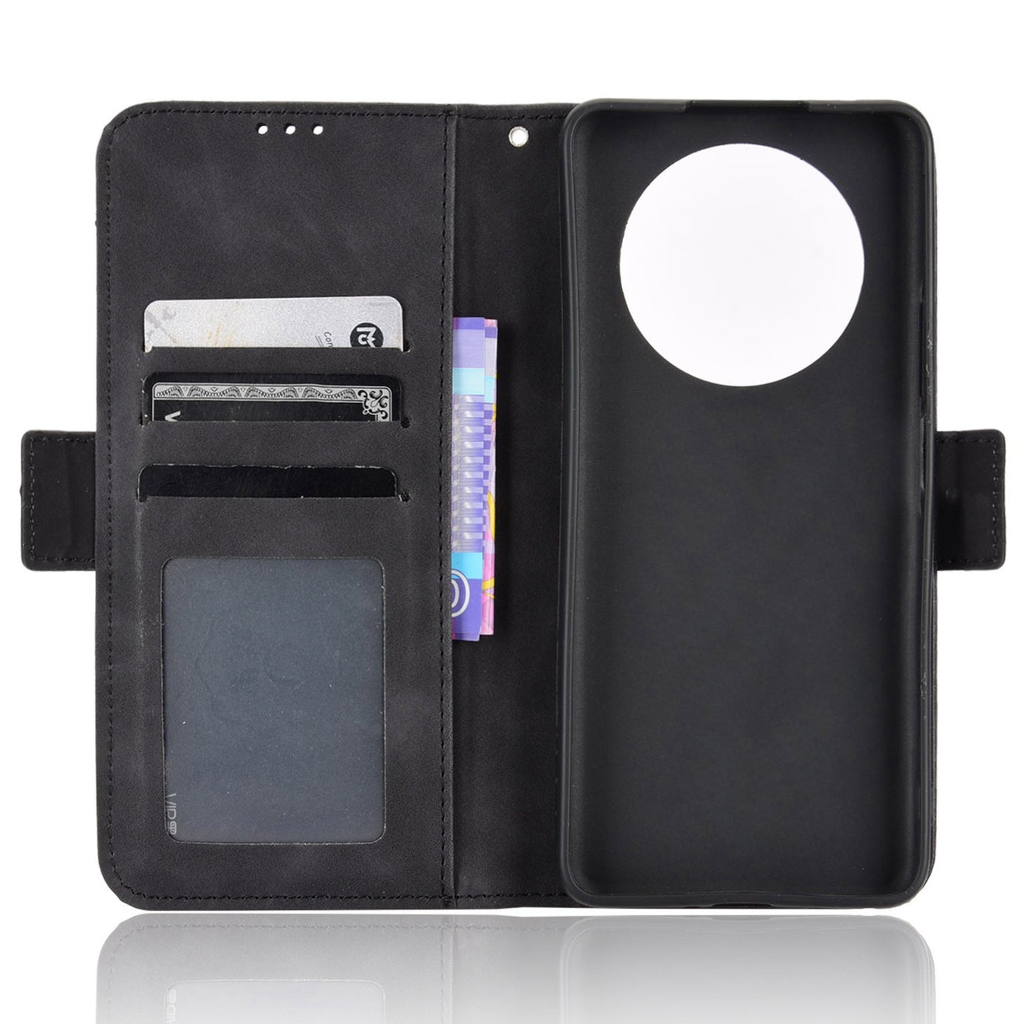 For Honor X9 4G/5G/Magic4 Lite 4G/5G/X30 5G PU Leather Flip Stand Case Magnetic Closure Multi-Card Slot Holder Wallet Cover