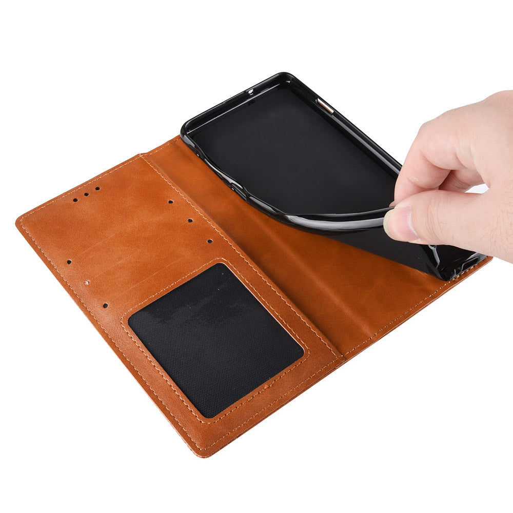 For Honor X9 4G/5G/Magic4 Lite 4G/5G/X30 5G Retro Series Wallet Case PU Leather Magnetic Auto Closing Stand Flip Folio Phone Cover