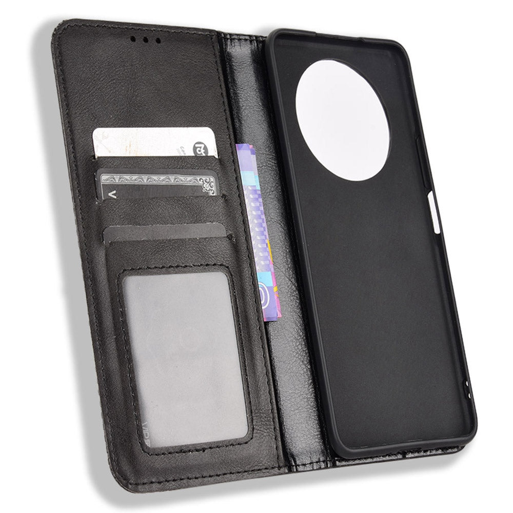 For Honor X9 4G/5G/Magic4 Lite 4G/5G/X30 5G Retro Series Wallet Case PU Leather Magnetic Auto Closing Stand Flip Folio Phone Cover