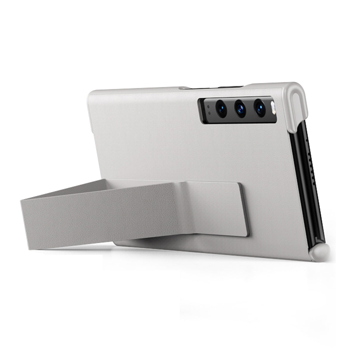 For Huawei Mate Xs 2 PU Leather Case Stand Anti-Scratch Shockproof Kickstand Protective Cover