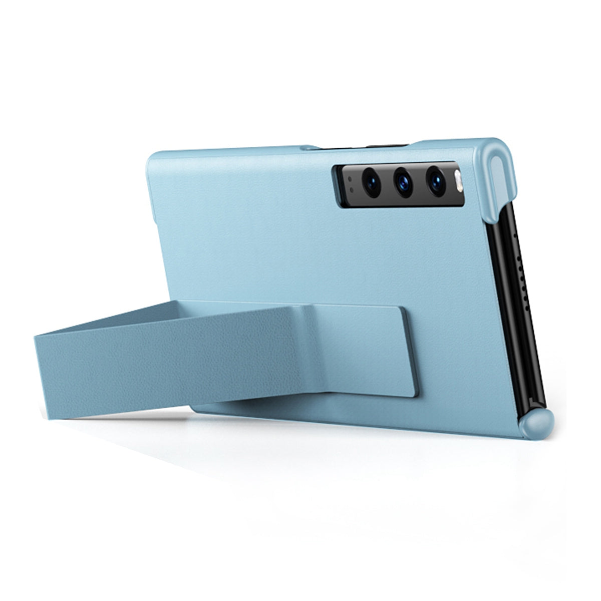 For Huawei Mate Xs 2 PU Leather Case Stand Anti-Scratch Shockproof Kickstand Protective Cover