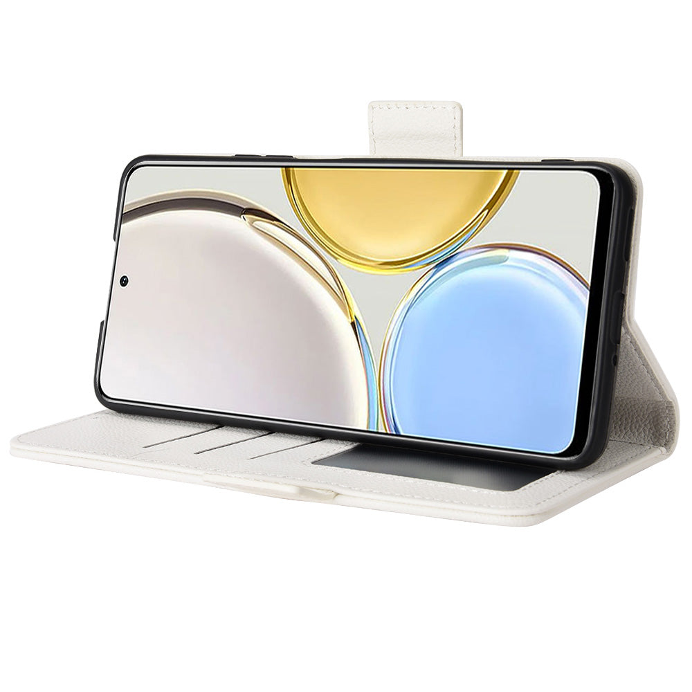 For Honor Magic4 Lite 4G/5G/X9 4G/5G/X30 5G Stand Wallet Style Flip Magnetic Litchi Texture Case Leather Phone Protector