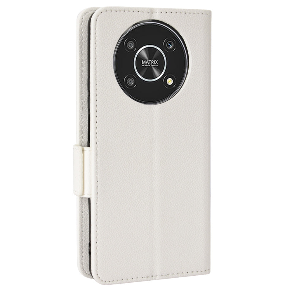 For Honor Magic4 Lite 4G/5G/X9 4G/5G/X30 5G Stand Wallet Style Flip Magnetic Litchi Texture Case Leather Phone Protector