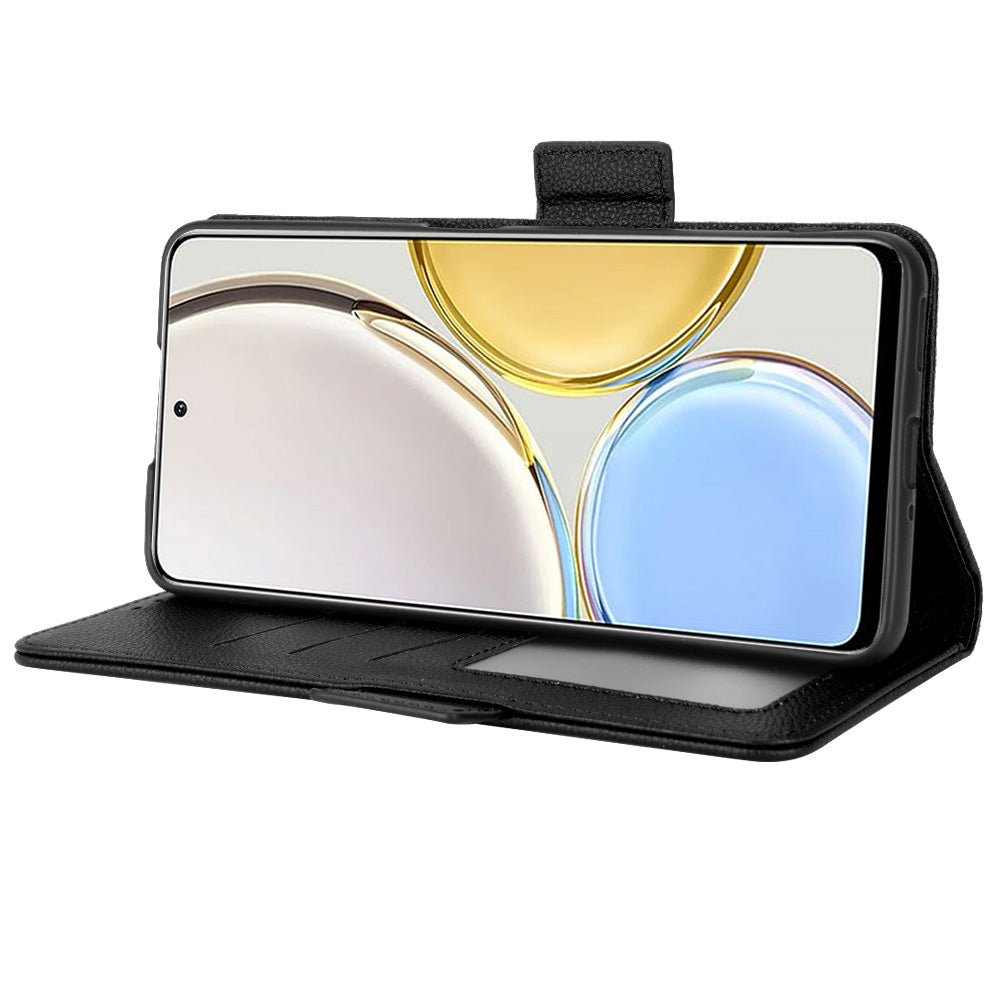 For Honor Magic4 Lite 4G/5G/X9 4G/5G/X30 5G Stand Wallet Style Flip Magnetic Litchi Texture Case Leather Phone Protector