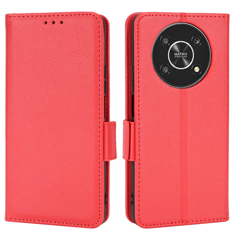 For Honor Magic4 Lite 4G/5G/X9 4G/5G/X30 5G Stand Wallet Style Flip Magnetic Litchi Texture Case Leather Phone Protector