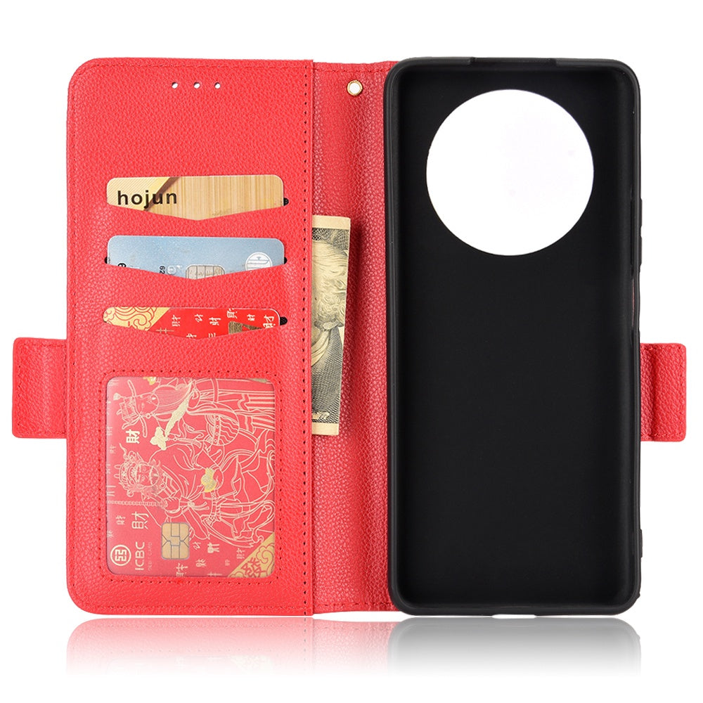 For Honor Magic4 Lite 4G/5G/X9 4G/5G/X30 5G Stand Wallet Style Flip Magnetic Litchi Texture Case Leather Phone Protector