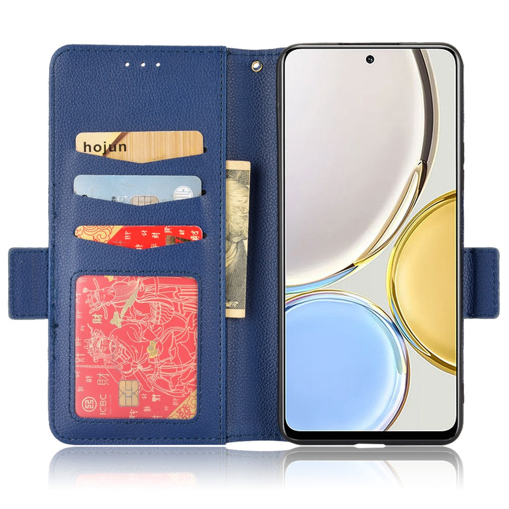 For Honor Magic4 Lite 4G/5G/X9 4G/5G/X30 5G Stand Wallet Style Flip Magnetic Litchi Texture Case Leather Phone Protector