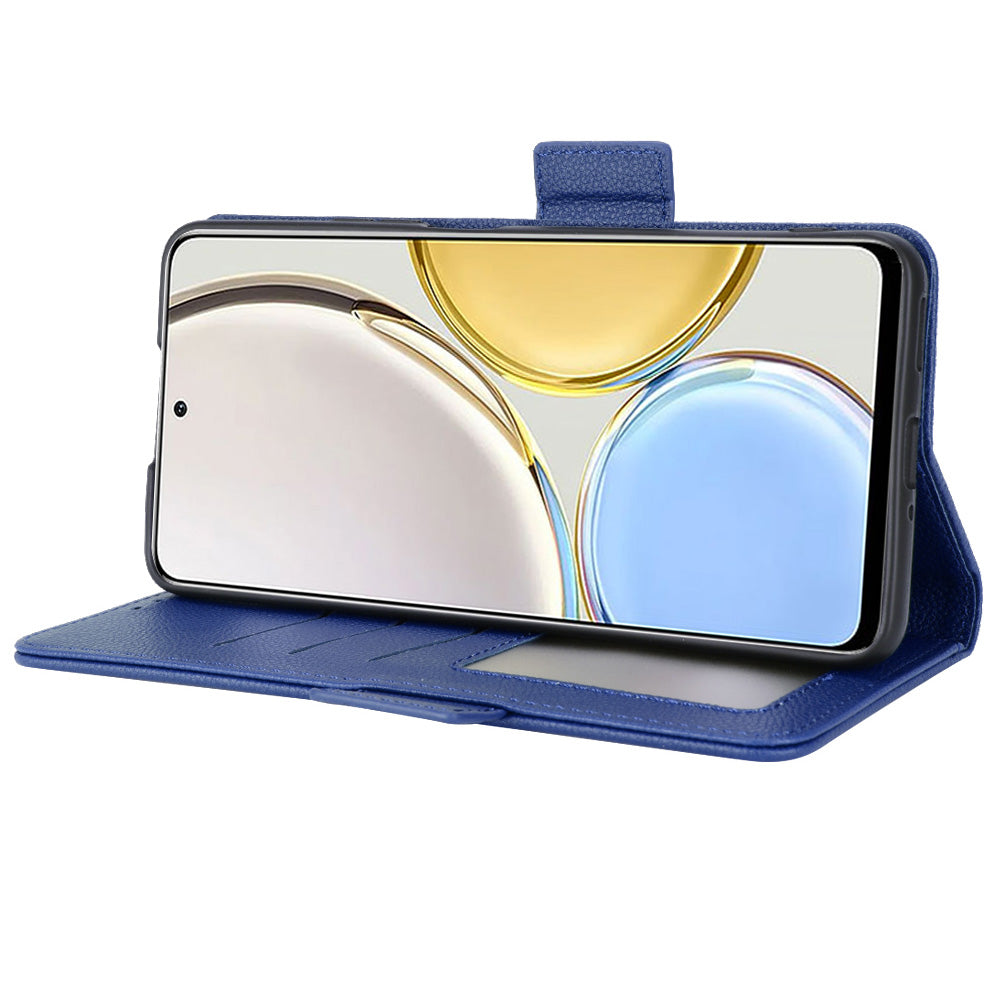 For Honor Magic4 Lite 4G/5G/X9 4G/5G/X30 5G Stand Wallet Style Flip Magnetic Litchi Texture Case Leather Phone Protector