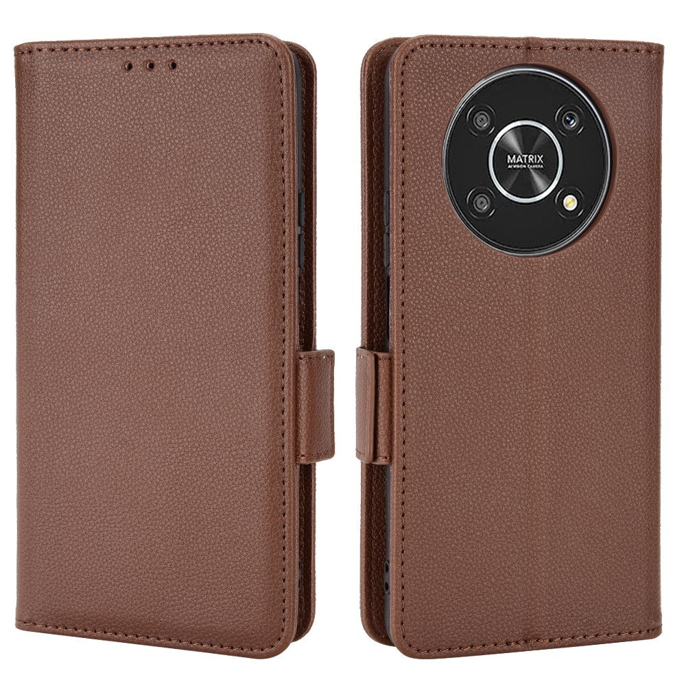 For Honor Magic4 Lite 4G/5G/X9 4G/5G/X30 5G Stand Wallet Style Flip Magnetic Litchi Texture Case Leather Phone Protector