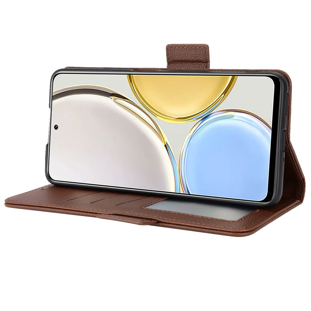 For Honor Magic4 Lite 4G/5G/X9 4G/5G/X30 5G Stand Wallet Style Flip Magnetic Litchi Texture Case Leather Phone Protector