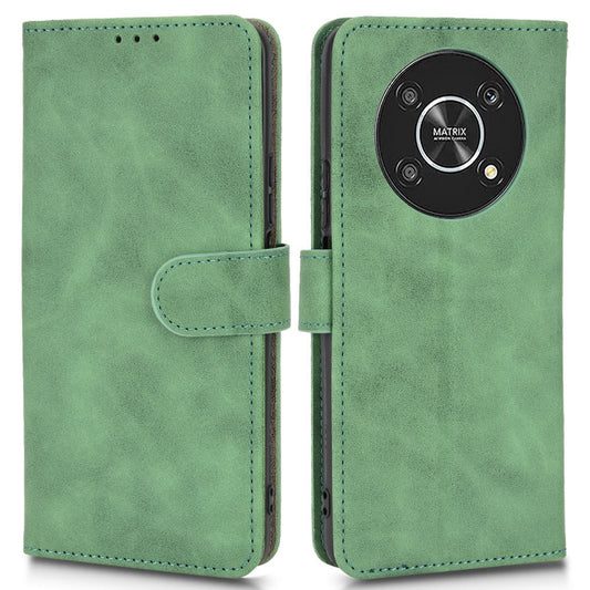 For Honor X9 5G/X30/Magic4 Lite 5G PU Leather Stand Flip Cover Skin-touch Feeling Shockproof TPU Inner Shell Wallet Phone Case