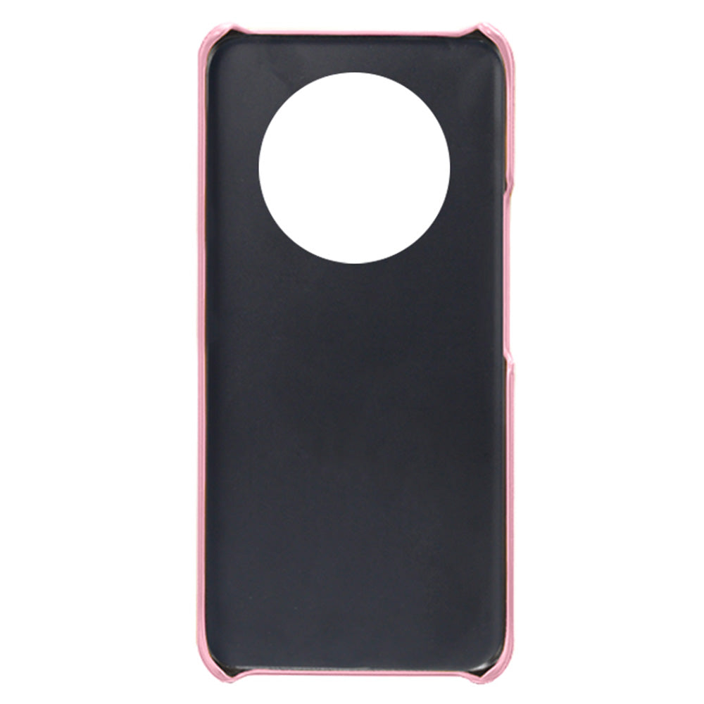 For Honor X30/Magic4 Lite 5G/X9 4G/5G Phone Case with Two Card Slots Wear-resistant PU Leather Coated Hard PC Protector Cover