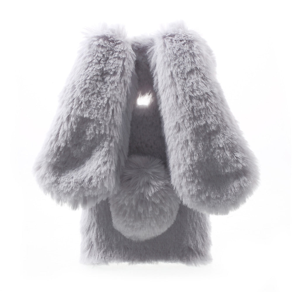 For Huawei P9 Lite / G9 Lite Rabbit Style Fluffy Warm Fur TPU Phone Shell