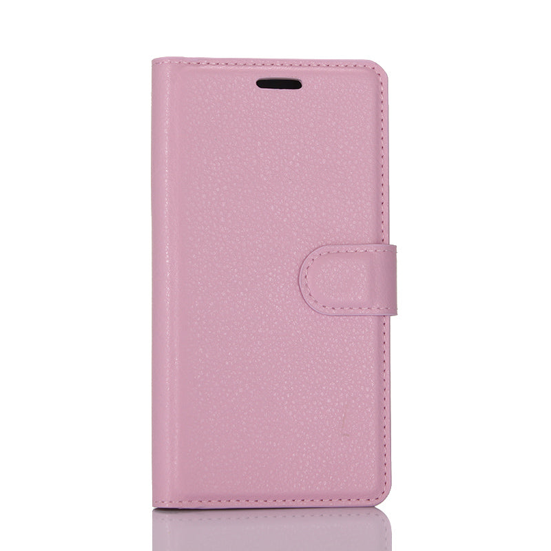 For Huawei P8 Lite (2017) / Honor 8 Lite Litchi Grain Leather Case 3 Card Holders with 1 Cash Pocket Wallet