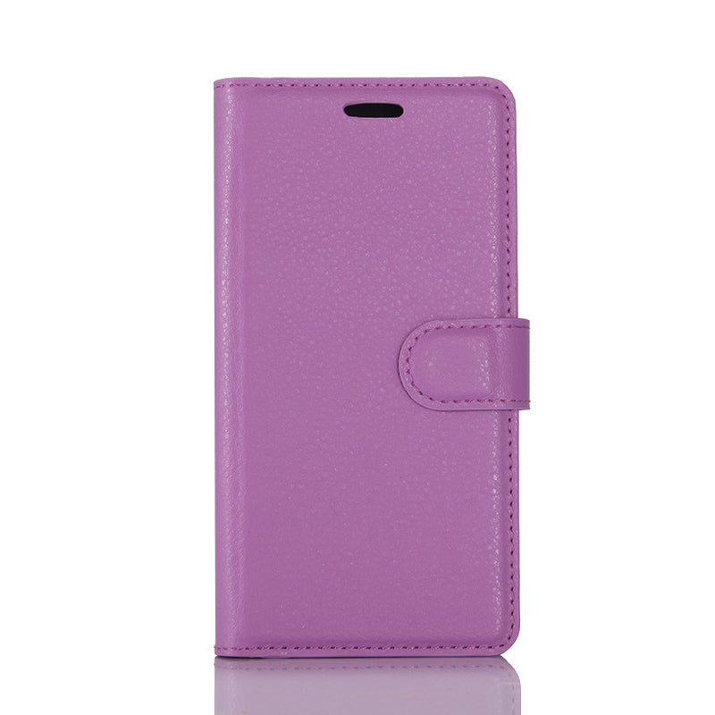 For Huawei P8 Lite (2017) / Honor 8 Lite Litchi Grain Leather Case 3 Card Holders with 1 Cash Pocket Wallet