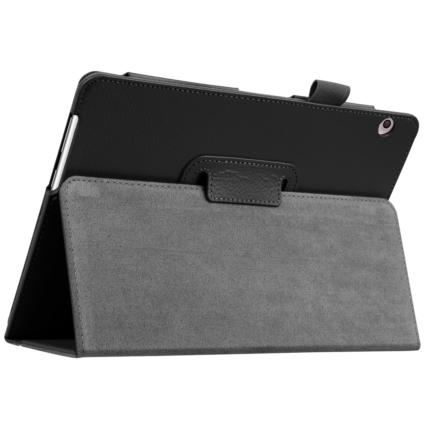 For Huawei MediaPad T3 10 Anti-Scratch Stylish Shockproof Litchi Skin Leather Case with Supporting Stand