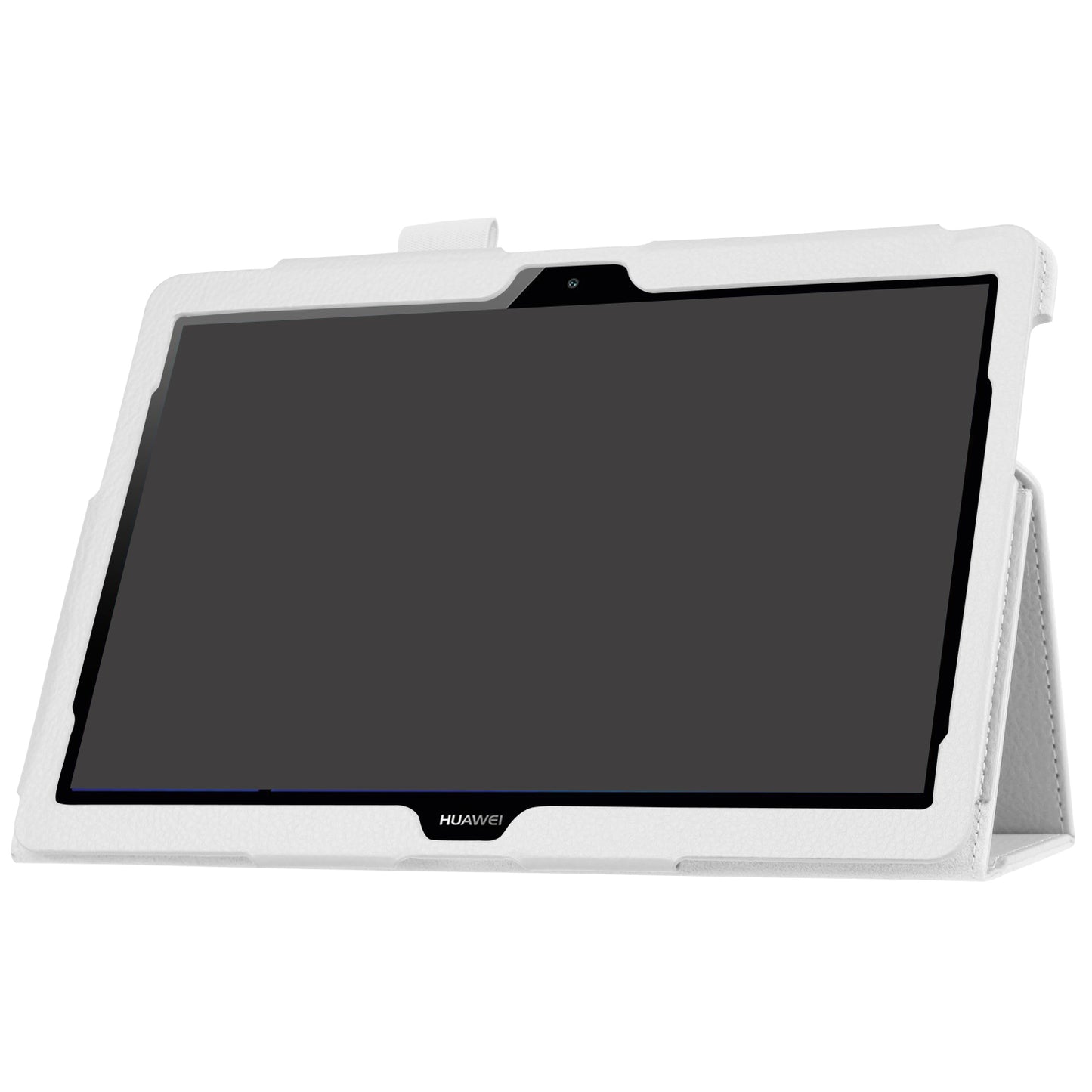 For Huawei MediaPad T3 10 Anti-Scratch Stylish Shockproof Litchi Skin Leather Case with Supporting Stand