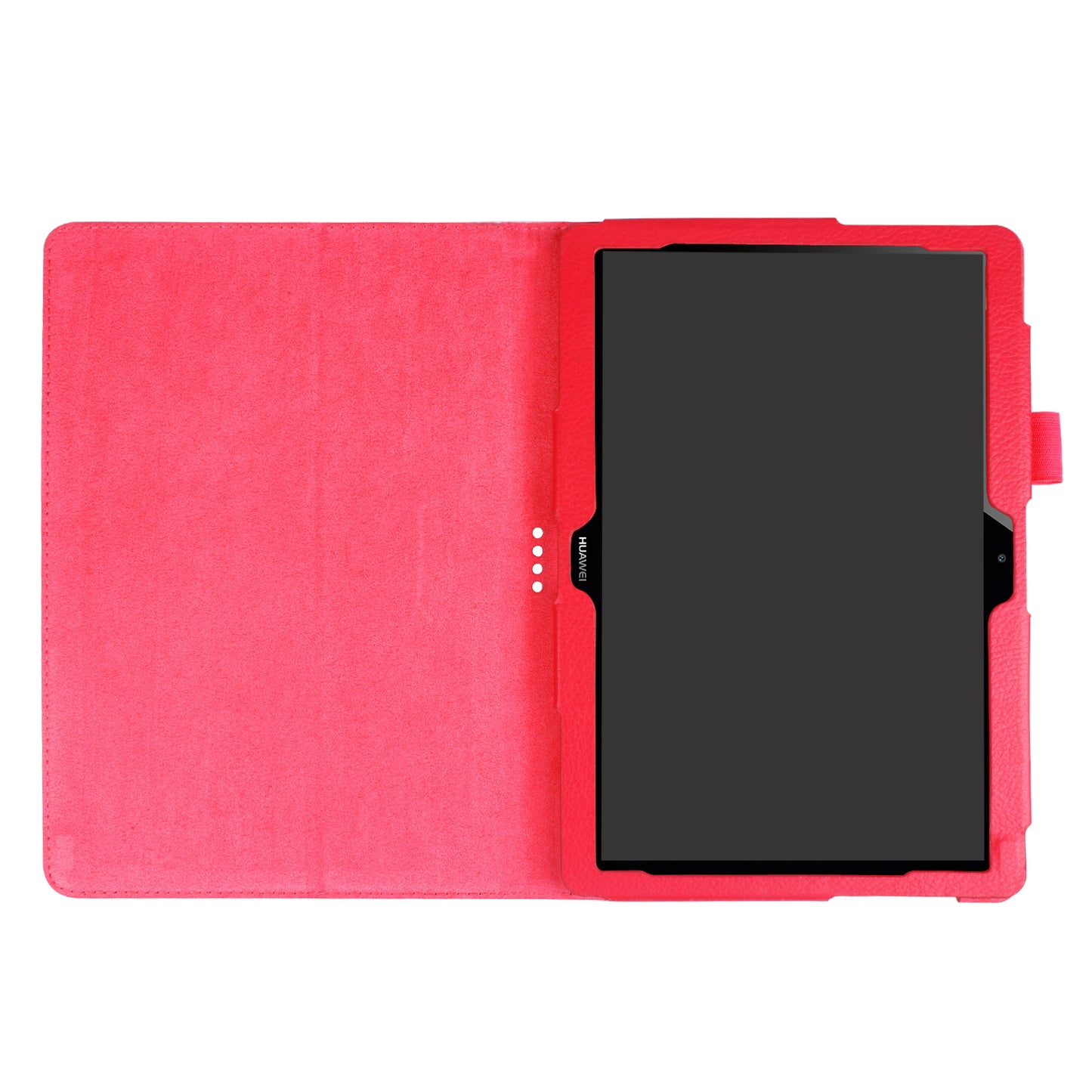 For Huawei MediaPad T3 10 Anti-Scratch Stylish Shockproof Litchi Skin Leather Case with Supporting Stand
