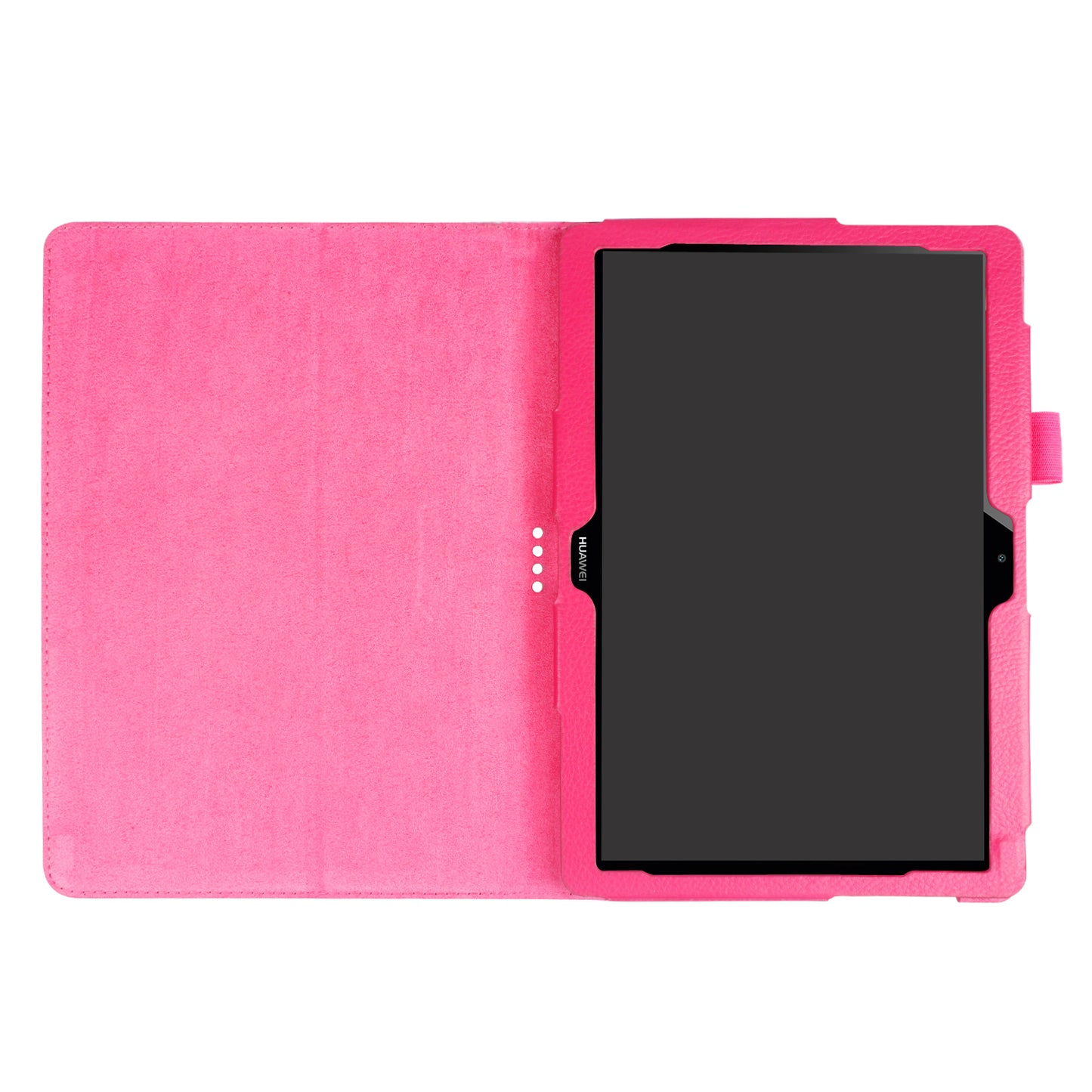 For Huawei MediaPad T3 10 Anti-Scratch Stylish Shockproof Litchi Skin Leather Case with Supporting Stand