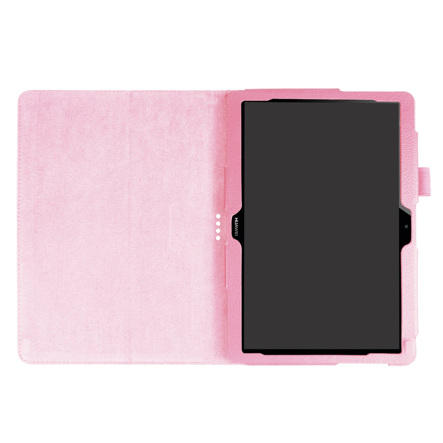 For Huawei MediaPad T3 10 Anti-Scratch Stylish Shockproof Litchi Skin Leather Case with Supporting Stand