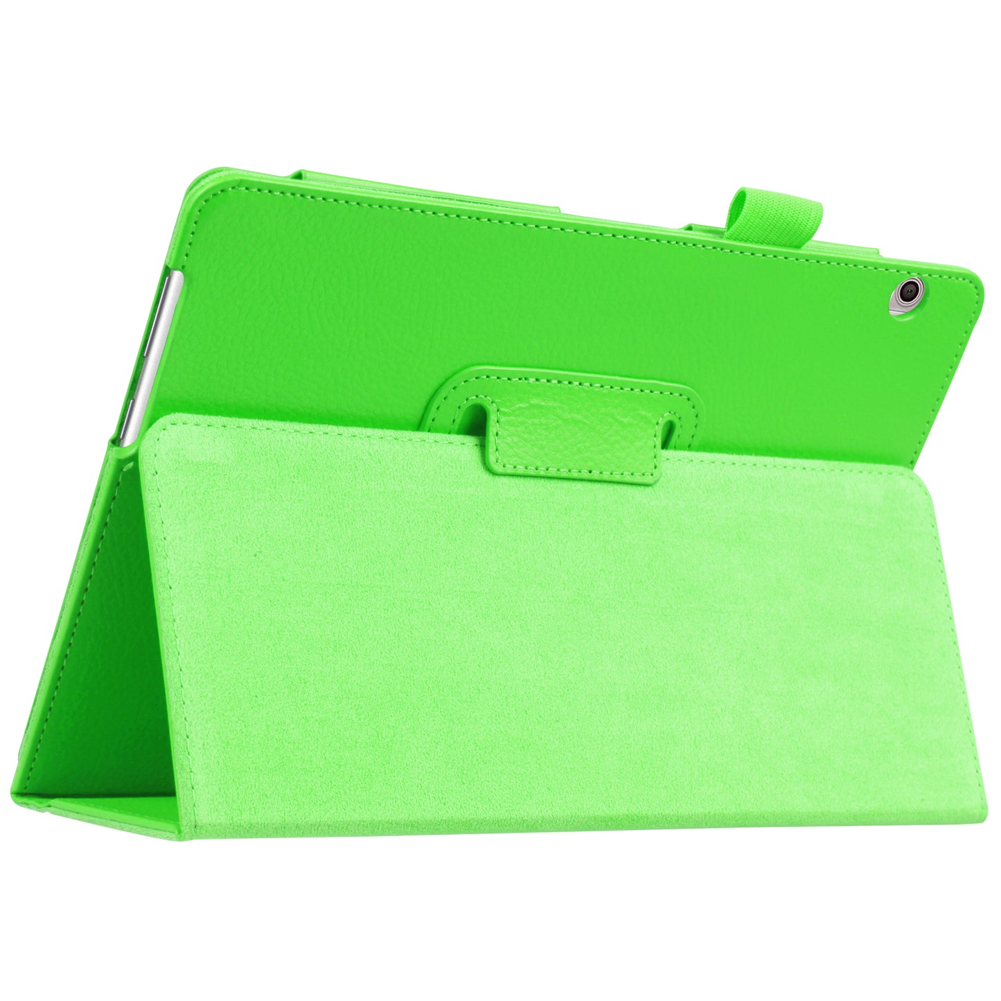 For Huawei MediaPad T3 10 Anti-Scratch Stylish Shockproof Litchi Skin Leather Case with Supporting Stand