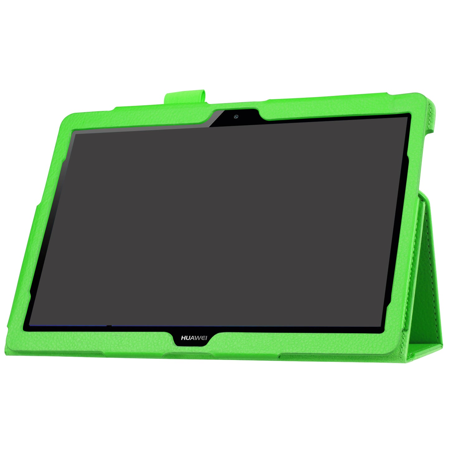 For Huawei MediaPad T3 10 Anti-Scratch Stylish Shockproof Litchi Skin Leather Case with Supporting Stand
