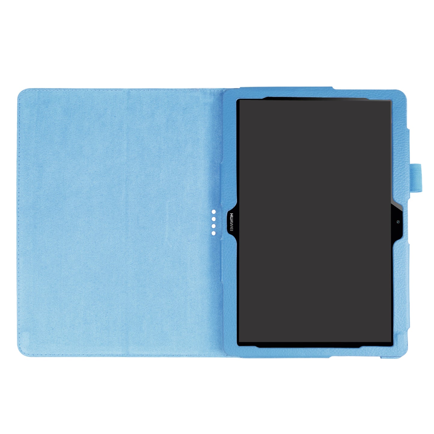 For Huawei MediaPad T3 10 Anti-Scratch Stylish Shockproof Litchi Skin Leather Case with Supporting Stand