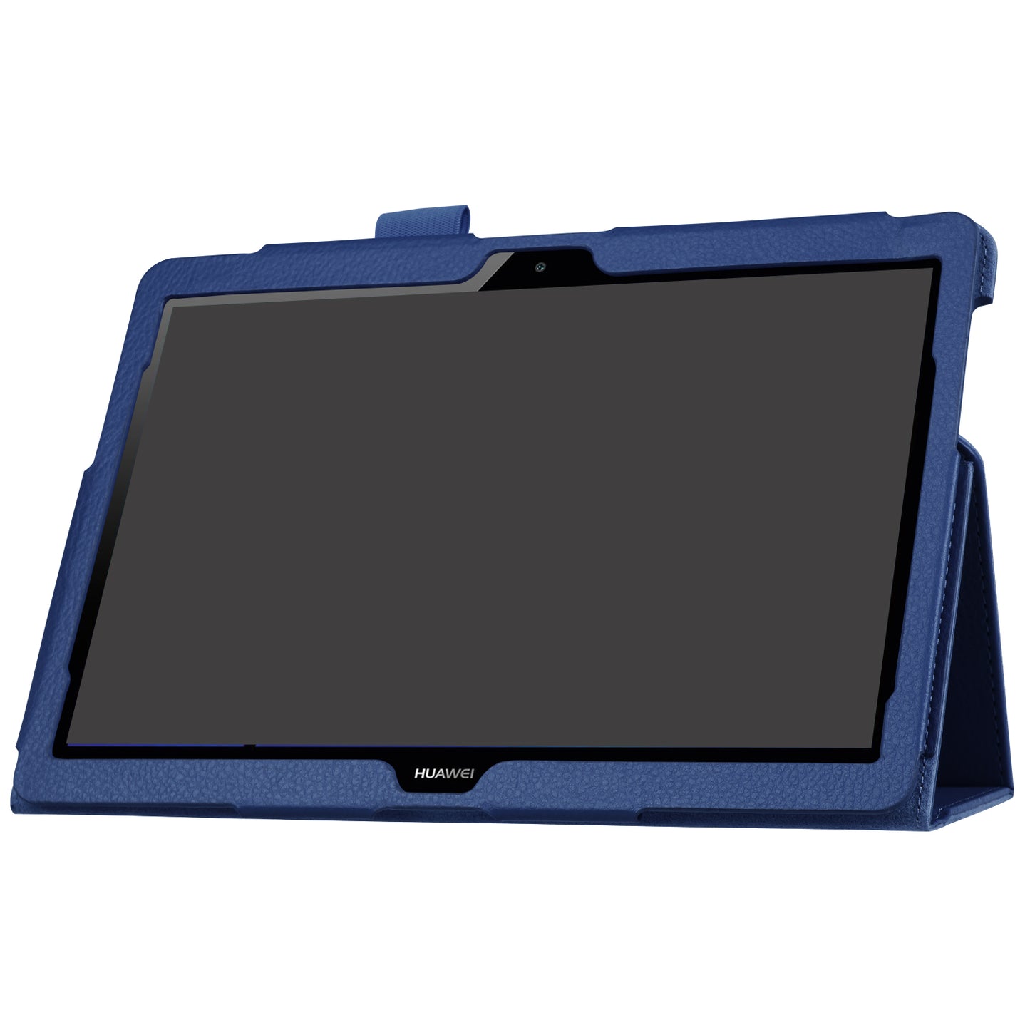 For Huawei MediaPad T3 10 Anti-Scratch Stylish Shockproof Litchi Skin Leather Case with Supporting Stand