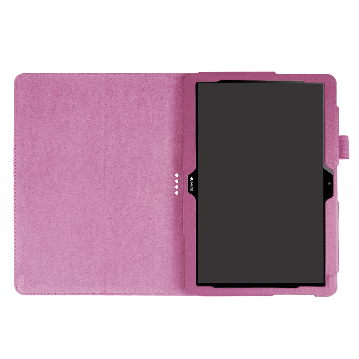 For Huawei MediaPad T3 10 Anti-Scratch Stylish Shockproof Litchi Skin Leather Case with Supporting Stand