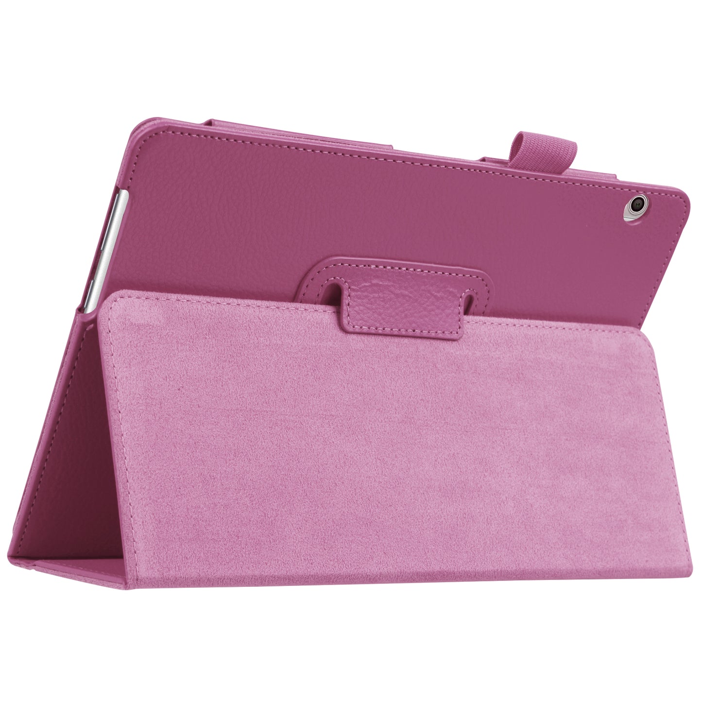 For Huawei MediaPad T3 10 Anti-Scratch Stylish Shockproof Litchi Skin Leather Case with Supporting Stand