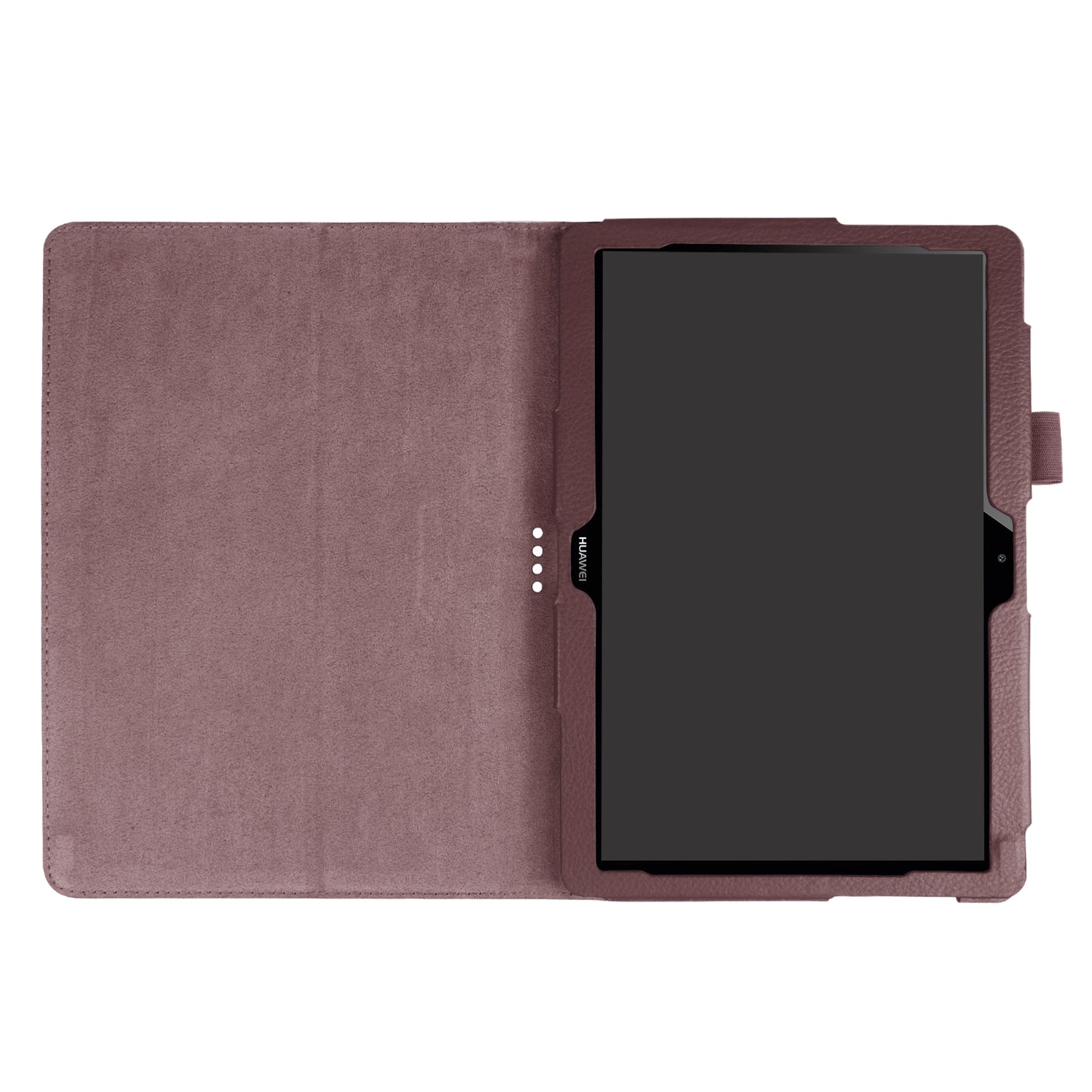 For Huawei MediaPad T3 10 Anti-Scratch Stylish Shockproof Litchi Skin Leather Case with Supporting Stand