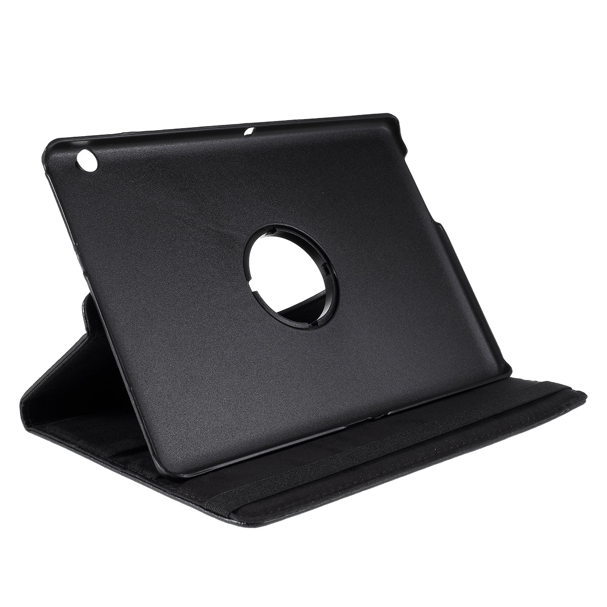 For Huawei MediaPad T3 10 Litchi Skin Leather 360 Degree Rotary Stand Multi-Angle Support Tablet Case