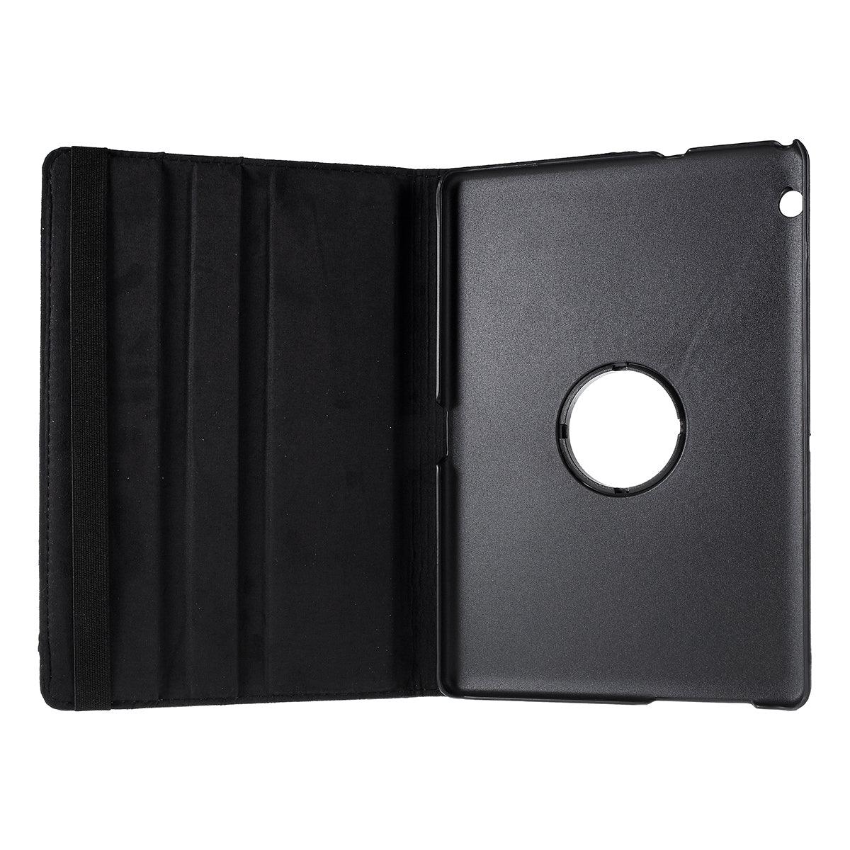 For Huawei MediaPad T3 10 Litchi Skin Leather 360 Degree Rotary Stand Multi-Angle Support Tablet Case
