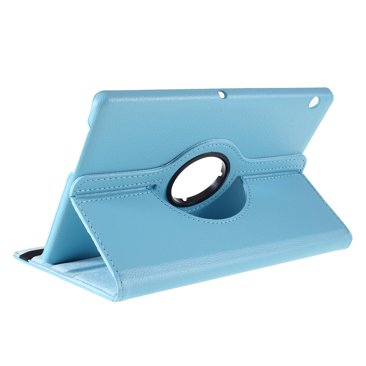 For Huawei MediaPad T3 10 Litchi Skin Leather 360 Degree Rotary Stand Multi-Angle Support Tablet Case